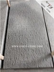 Chiseled Surface Hainan Grey Basalto/Basaltina/Andesite Stone Tiles&Slabs,Andesite Wall Tiles,Lava Stone Floor Tiles for Outdoor Decoration