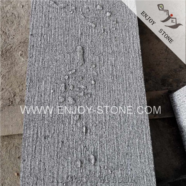 Chiselled Finish China Dark Green Granite G612 Olive Green Granite Tiles & Slabs with Competitive Price,Granite Floor Tiles,Granite Wall Covering