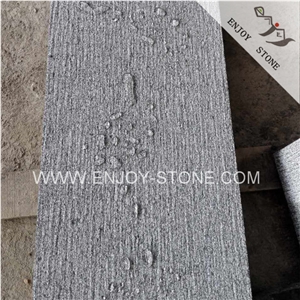 Chiselled Finish China Dark Green Granite G612 Olive Green Granite Tiles & Slabs with Competitive Price,Granite Floor Tiles,Granite Wall Covering