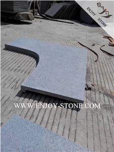 Cut to Sizes G654 Grey Granite,Padang Dark/Sesame Black Flamed Pool Coping Terraces,Swimming Pool Decks