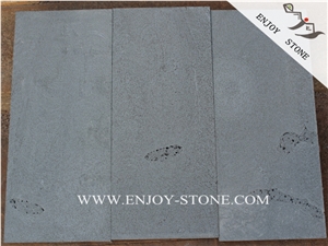 Dark Grey Andesite Wall Tiles with Catpaws,Paving Stone,Andesite Paver,Basalt Slabs,Hainan Basalt