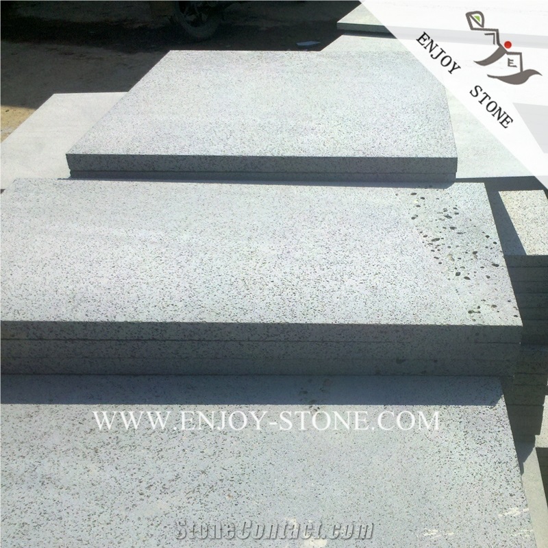 Dark Grey Andesite Wall Tiles with Catpaws,Paving Stone,Andesite Paver,Basalt Slabs,Hainan Basalt