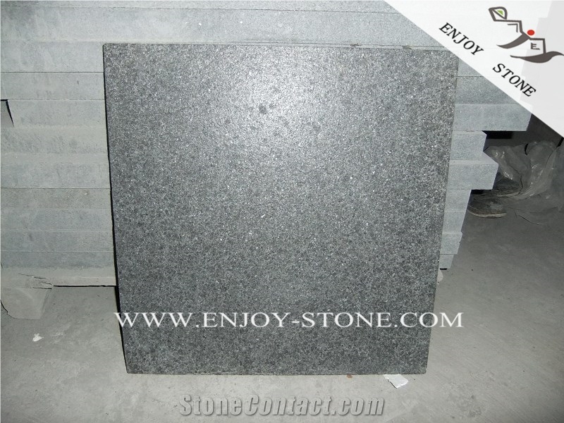 Flamed China Black Basalt Wall Covering Tiles,G684 Black Pearl Basalt Wall Slabs,China Black,G3518,Fuding Black,Absolute Black Basalt