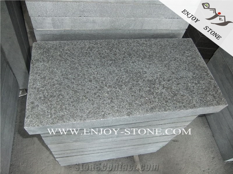 Flamed China Black Basalt Wall Covering Tiles,G684 Black Pearl Basalt Wall Slabs,China Black,G3518,Fuding Black,Absolute Black Basalt