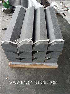 Flamed Curb Stone G684 Fuding Black, Black Basalt, Black Pearl Basalt, Black Basalt, Flamed Tile/Cut to Size,Flamed Slabs/Flooring/Walling/Pavers/Curbstone/Kerbstone