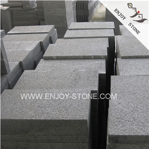 Flamed G654 Padang Dark Granite Tiles, Slabs, China Dark Grey Granite, Sesame Black, Sesame Black Of China, G654 Dark Grey Granite for Walling & Flooring