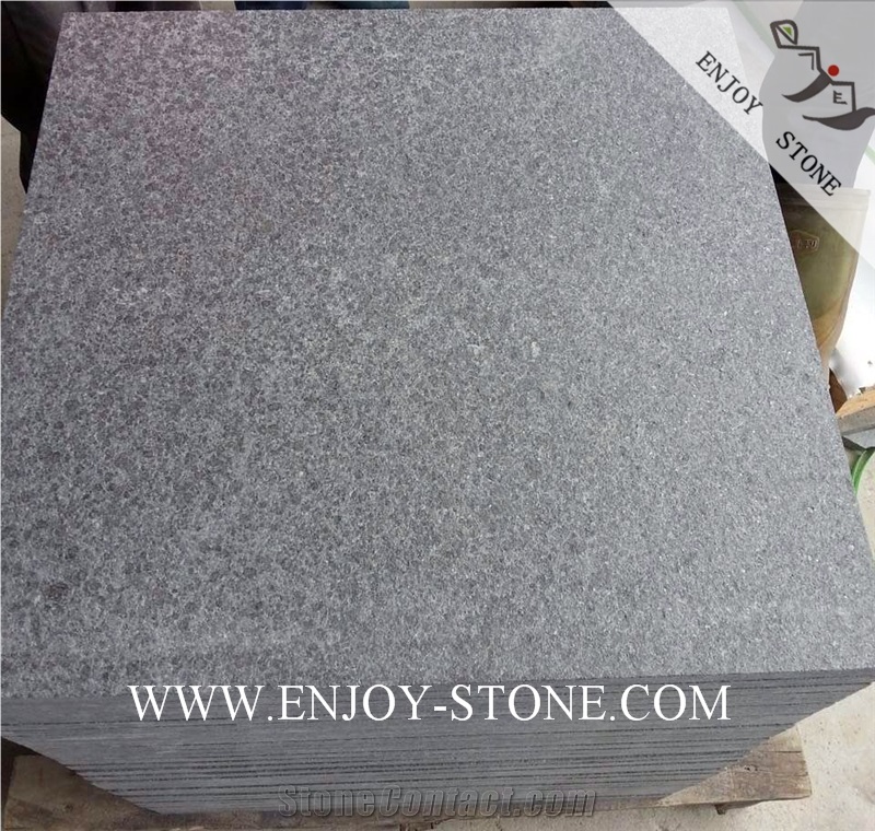 Flamed Tile G684 Fuding Black, Black Basalt, Black Pearl Basalt, Black Basalt, Flamed Tile/Cut to Size,Flamed Slabs/Flooring/Walling/Pavers