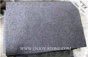 Flamed Tile G684 Fuding Black, Black Basalt, Black Pearl Basalt, Black Basalt, Flamed Tile/Cut to Size,Flamed Slabs/Flooring/Walling/Pavers