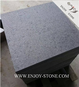 Flamed Tile G684 Fuding Black, Black Basalt, Black Pearl Basalt, Black Basalt, Flamed Tile/Cut to Size,Flamed Slabs/Flooring/Walling/Pavers