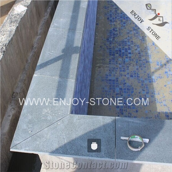 G612 Zhangpu Dark Green Granite,Oliver Green Swimming Pool Granite Tile,Simming Pool Border Tile,Pool Channels,Pool Coping Stone