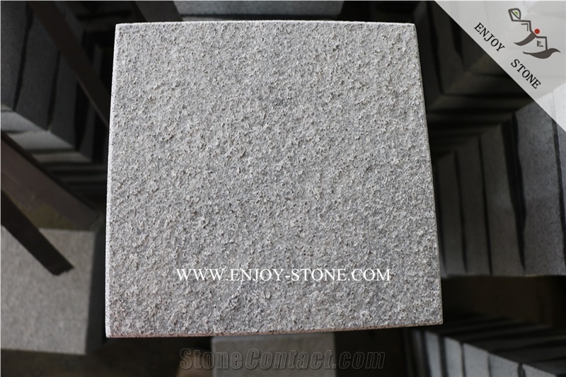 G654 China Dark Grey Granite Cube Stone,Sesame Black Driveway Granite Paving Stone,G654 Top Flamed Cobble Stone,Exterior Paving Sets