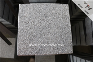 G654 China Dark Grey Granite Cube Stone,Sesame Black Driveway Granite Paving Stone,G654 Top Flamed Cobble Stone,Exterior Paving Sets