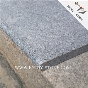 G654 Dark Gray Granite Bullnose Swimming Pool Paver,Sesame Grey Granite Coping,Dark Grey Swimming Pool Coping,Granite Pool Paver,Granite Pool Tile
