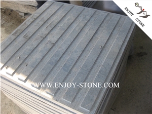 G654 Sesame Grey Granite Blind Stone Pavers,Padang Dark Grey G654 Granite Blind Paving Stone