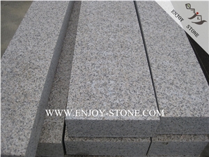 G682 Yellow Rusty Granite Stairs&Risers,Flamed Granite Stairs Treads,Steps For Outdoor Decoration