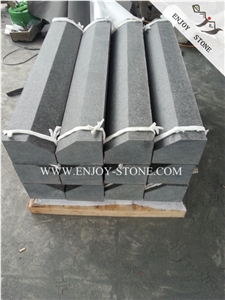G684 Black Basalt Road Kerb Stone,G684 Black Pearl Basalt Curbstone,China Black Kerbs,G684 Black Basalt,G3518,Fuding Black,Absolute Black Basalt