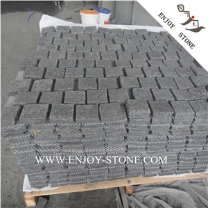 G684 Black Pearl Basalt Cobblestone,Black Pearl Basalt Paver,G3518,Fuding Black,Fujian Black,Padang Black,Absolute Black Basalt