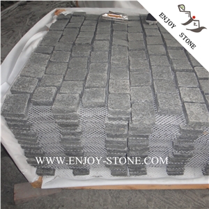G684 Black Pearl Basalt Floor Covering,G684 Cube Stone,Black Pearl Basalt Courtyard Paver,G3518,Fuding Black Cobble Stone,Padang Black