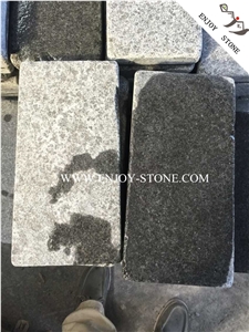 G684 Black Pearl Basalt Tumbled Paver,Tumbled G684 Black Pearl Basalt Walking Paver,Black Basalt Courtyard Paver,Fuding Black Cobble,Absolute Black