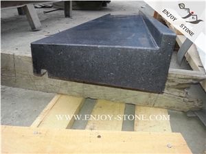 G684 China Black Granite Kerbstones,G684 Black Pearl Granite Curbstone,China Black Kerbs,G684 Black Granite,G3518,Fuding Black,Absolute Black Granite