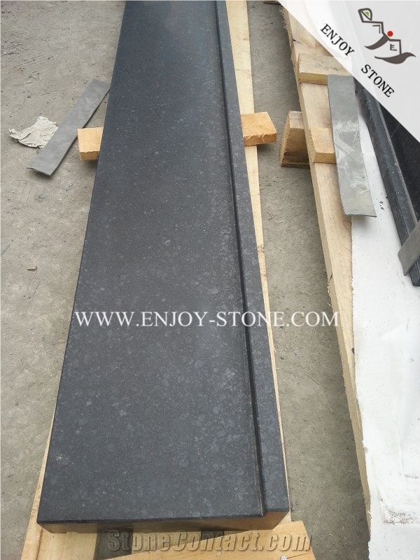 G684 China Black Granite Kerbstones,G684 Black Pearl Granite Curbstone,China Black Kerbs,G684 Black Granite,G3518,Fuding Black,Absolute Black Granite