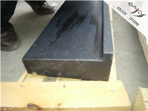 G684 China Black Granite Kerbstones,G684 Black Pearl Granite Curbstone,China Black Kerbs,G684 Black Granite,G3518,Fuding Black,Absolute Black Granite