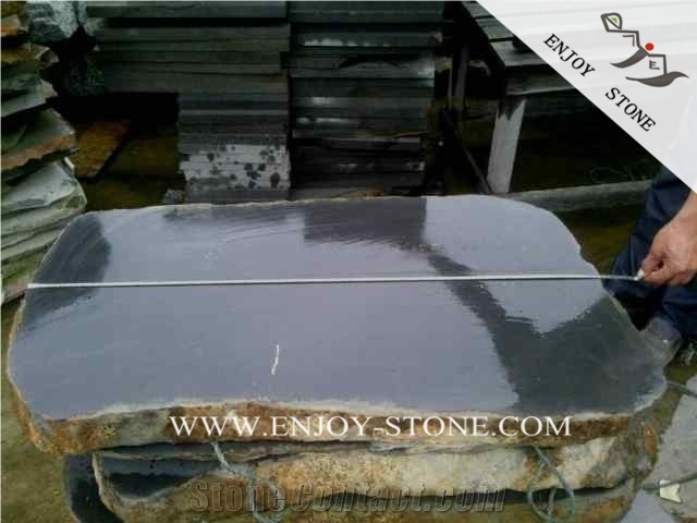 Gray Basalto Random Flagstones,China Basalt Crazy Paver,Grey Basalt Flagstone Paving,Bluestone Irregular Flagstone,Zhangpu Grey Basalt Flagstone