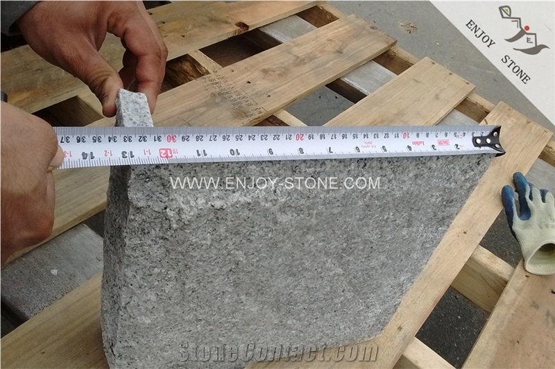 Gray Granite G654 Mushroom Flat Stone, Mushroom Corner,One-Piece Mushroom Stone for Wall Cladding,Flooring Pavers