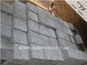 Green Granite G612 Cube Stone,Flamed Surface and Sides Sawn Cut Walkway Pavers,Garden Stepping Paements,Exterior Paving Sets