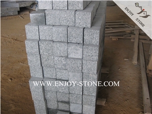 Green Granite G612 Cube Stone,Flamed Surface and Sides Sawn Cut Walkway Pavers,Garden Stepping Paements,Exterior Paving Sets