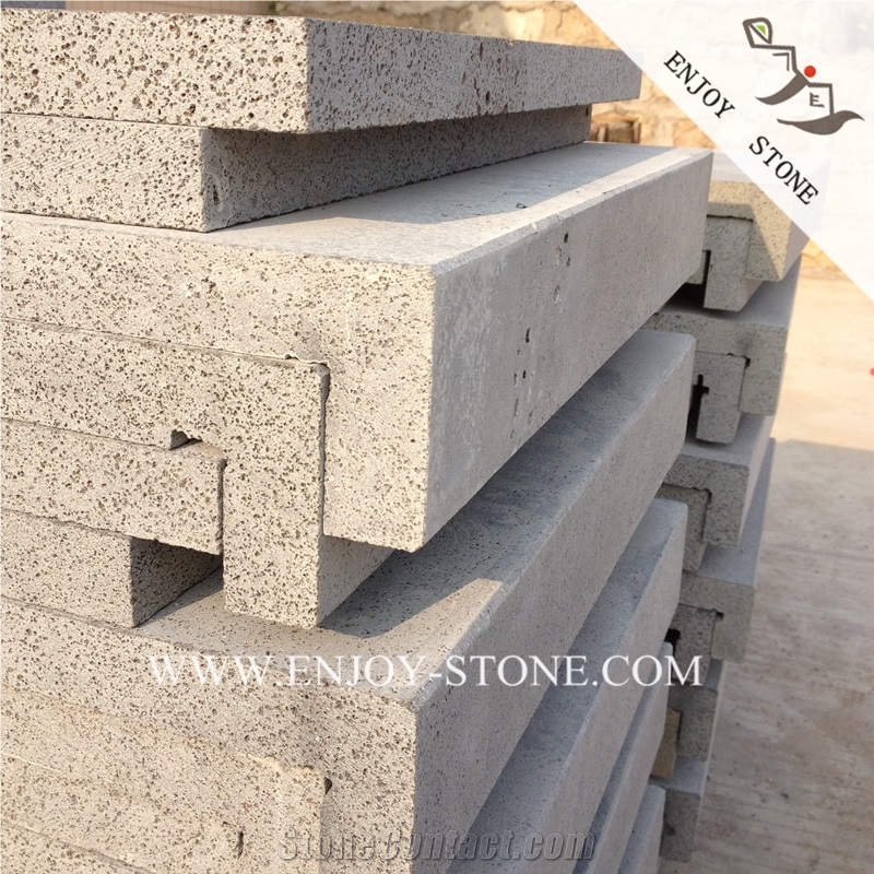 Grey Basaltina Pool Coping,Zhangpu Bluestone Swimming Pool Terraces,Chinese Bluestone Pool Paver with Honeycomb,Lava Stone Pool Coping