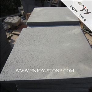 Grey Basalto Paver with Hole,Zhangpu Bluestone with Ant Line Tile,Andesite Wall Tile,Basalt Pavers,Lava Stone