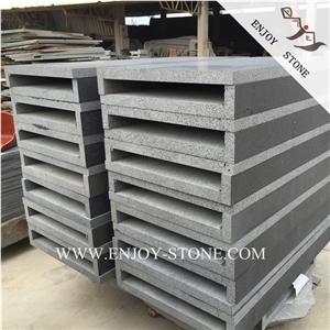 Grey Basalto Pool Coping,Zhangpu Bluestone Swimming Pool Terraces,Chinese Bluestone Pool Paver with Honeycomb,Chinese Dark Grey Andesite Pool Tile