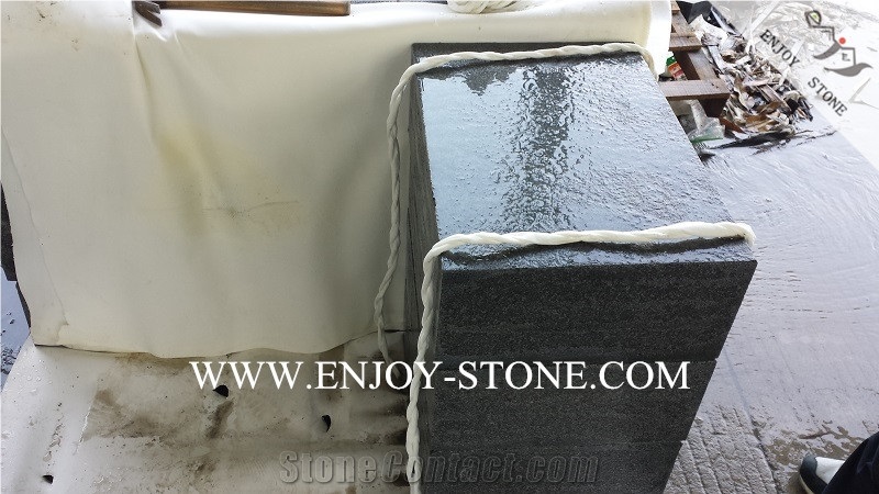 Grey Granite Kerbstones,G654 Granite Flamed Surface Road Side Curbstone