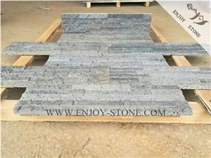 Grey Lava Stone Natural Split Face Culture Stone,Exposed Wall Cladding Stone