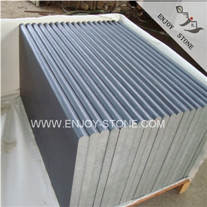 Hainan Black Basalt Stone Pool Coping Bullnose,Swimming Pool Border Tile,Rebated Swimming Pool Coping,Pool Channels,Swimming Pool Edge Tile