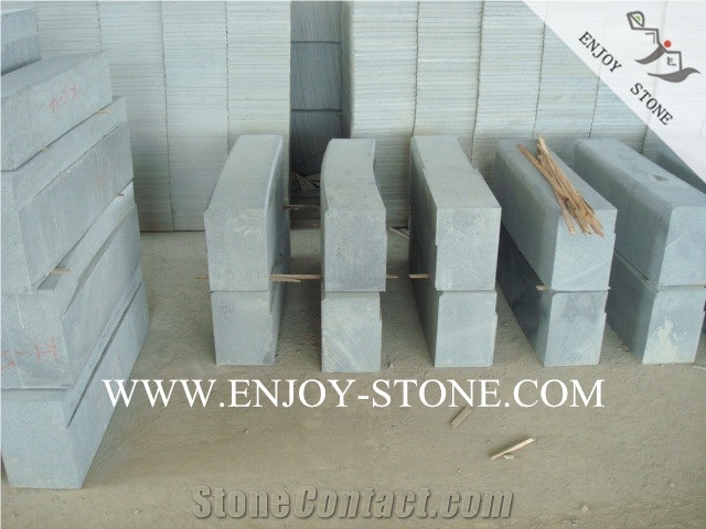 Hainan Black Basalt with Cats Paws,Black Bluestone Kerbs,Straight/Curved Road Side Curbstone,Sawn Cut/Machine Cut Kerb Stone