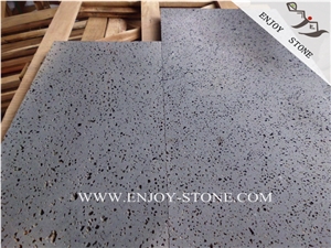 Hainan Lava Stone Slabs,Lava Stone China Basalt Tile,Big Holes Volcanic Basalt Paving Tiles,Volcanic Stone Floor Tiles