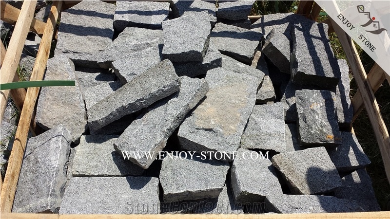 Irregular Cobble Stone,G654 Padang Dark Grey Granite Garden Stepping Pavements,Outdoor Landscaping Walkway Pavers,Exterior Cube Stone