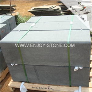 Machine Cut / Sawn Finish Hainan Black Basalt Kerb Stone,Black Basalt Cube Stone,Black Basalt Quarry,Road Stone