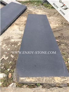 Padang Black Floor Covering,Chinese Black Basalt Flamed Tile,G684 Black Pearl Basalt Wall Tiles,China Black,Flamed G684 Black Granite