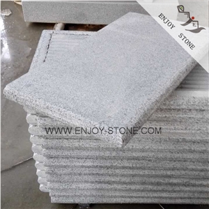 Padang Dark G654,Sesame Black Of G654,Gray Granite Stone Pool Coping Bullnose,Bullnose Pool Coping,Solid Tile for Swimming Pool,Pool Deck Drain