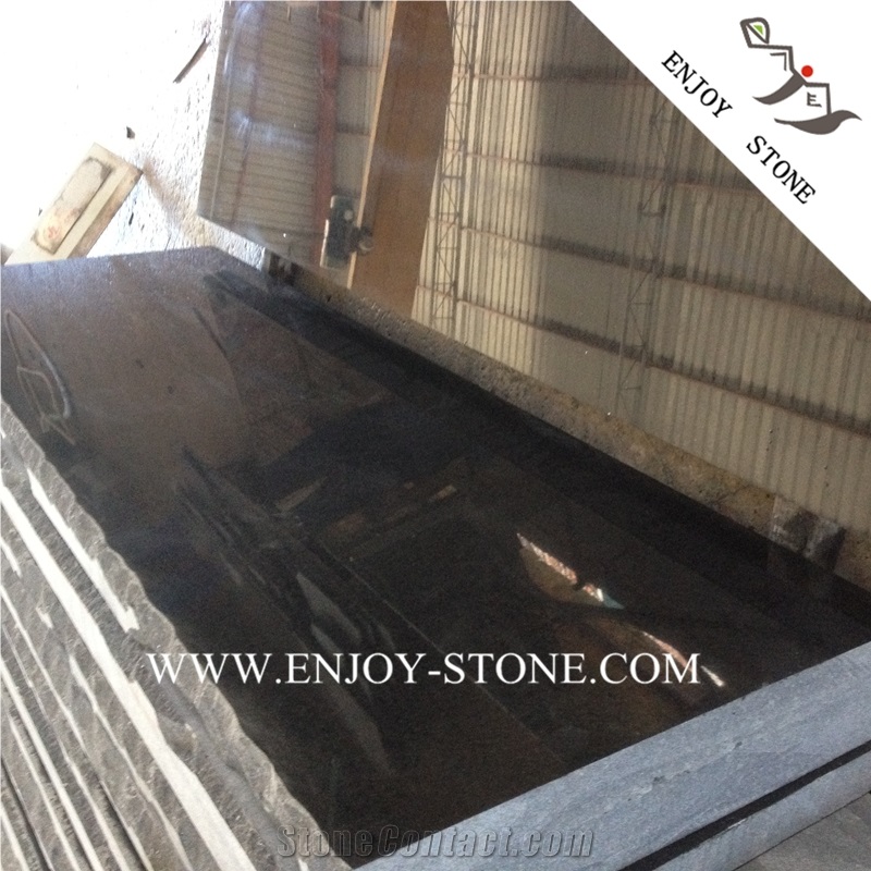 Polished G684 Black Basalt Slabs,G684 Basalt Slabs,Black Pearl Basalt Wall Tiles,G3518,Fuding Black Basalt,Padang Black,Absolute Black Basalt