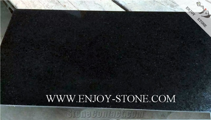 Polished Tile G684 Fuding Black, Black Basalt, Black Pearl Basalt, Black Basalt, Polished Tile/Cut To Size,Polished Slabs/Flooring/Walling/Pavers