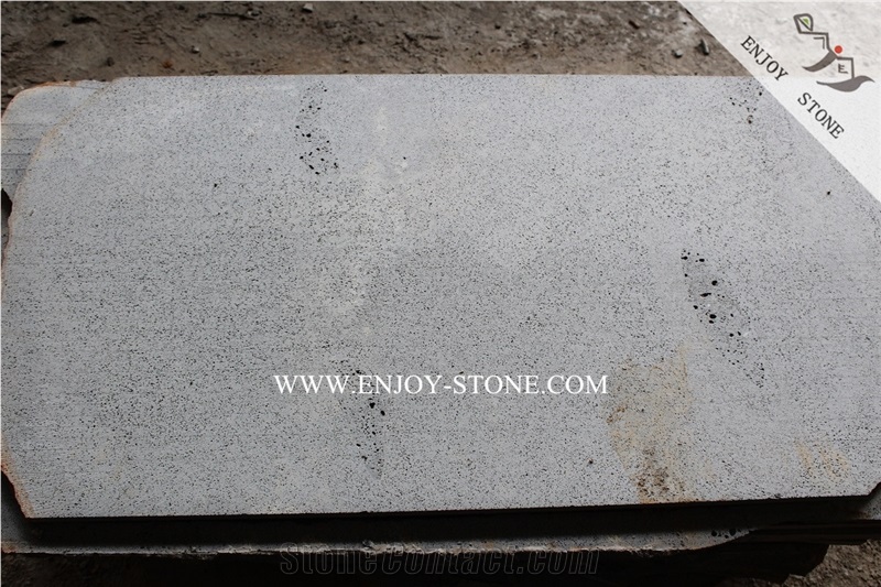 Sawn Cut Pavers Random Flagstones,Fujian Basalt with Cats Paws,Irregular Bluestone Flagstones for Walkway,Driveway,Courtyard Paving
