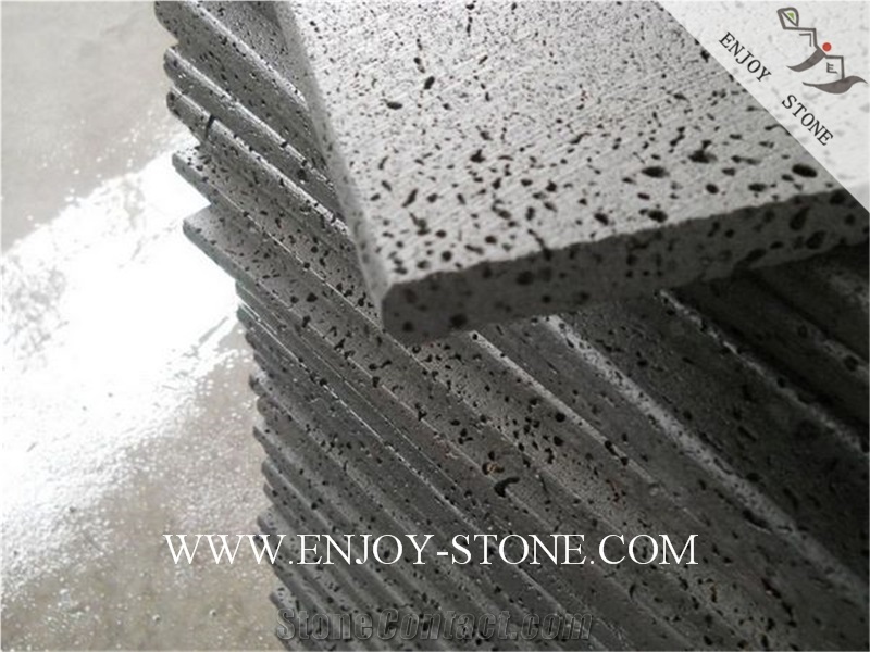 Sawn Tiles Stone Lava Stone/ Gray Basalt China/Basalto/Grey Basalt/Andesite/Lava Stone Sawn Tiles/Slabs/Walling/Flooring/Cladding