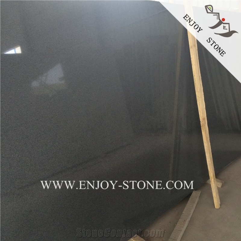 Sesame Grey Granite Slabs,Padang Black Granite Big Slabs,Sesame Black Granite Slab,Grey Granite Floor Covering,China Impala Black Flamed Granite Slab