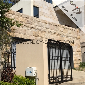 Split Face Chinese G682 Rusty Yellow,Misty Yellow Granite Wall Cladding Tile and Floor Paving,Exterior Walling and Building,Mushroom Wall Cladding Split Face Chinese G682 Rusty Yellow,Misty Yellow Granite Wall Cladding Tile and Floor Paving,Exterior Walling and Building,Mushroom Wall Cladding