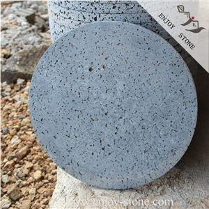 Volcanic Grill Stone,Big Holes Volcanic Basalt Cookware,China Hainan Lava Cooking Stone,Grill Stone for Bbq,Lava Grill Stone,China Basalt