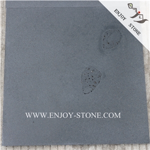 Zhangpu Basalt Floor Tiles with Ant Line,Grey Basalto Tile with Hole,Bluestone Paver with Honeycomb Paver,Andesite Wall Tile,Basalt Pavers